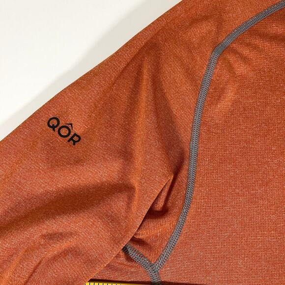 QÔR Men's XL POLARTEC Wool Blend PowerDry Long Sleeve Base Layer Shirt Gorpcore - Picture 6 of 10
